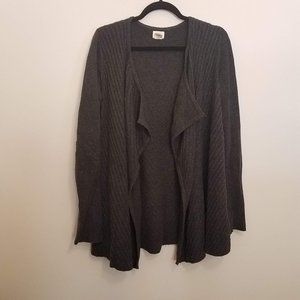 Sigrid Olsen L Grey Drapey Cardigan